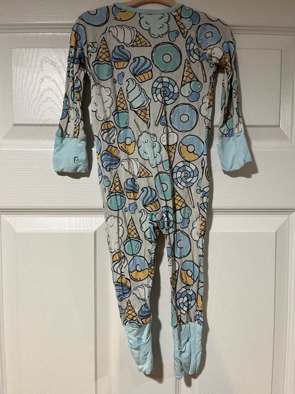 Little Sleepies Sweet Treats Dessert Print bamboo zippy 3-6m - Picture 2 of 5